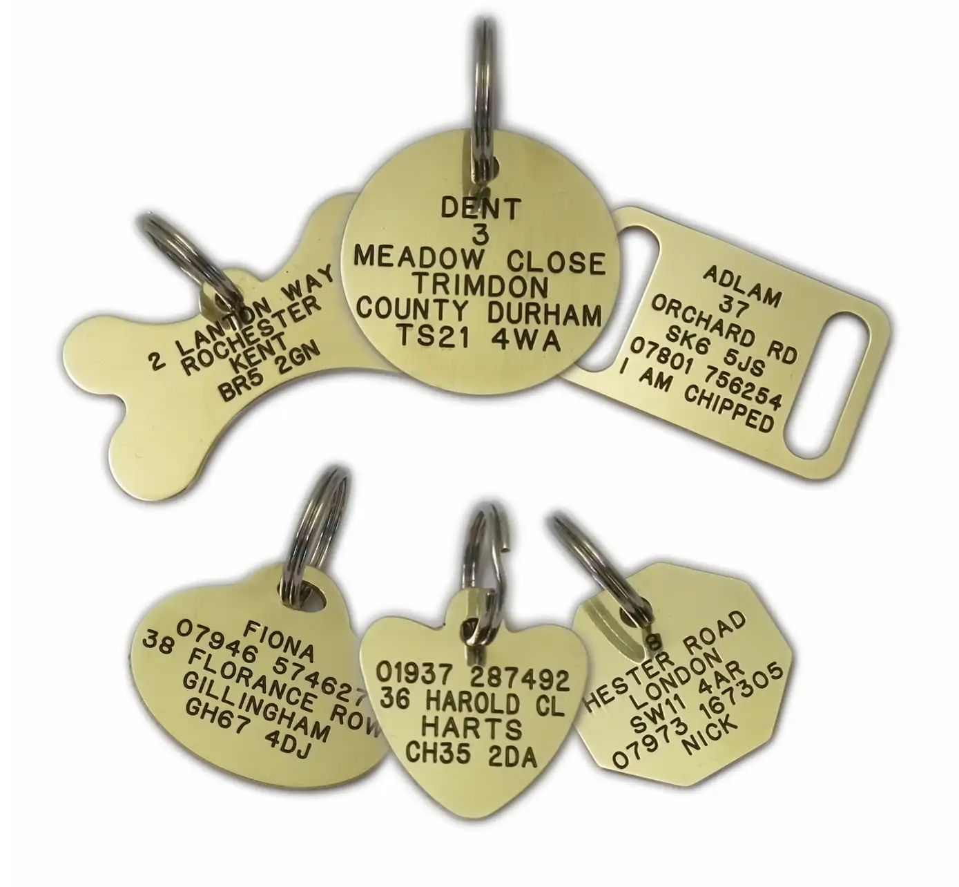 Brass Pet Tags
