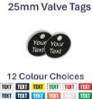 Picture of 25mm dia. Customised Traffolite Valve Tags 