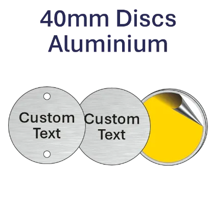 Picture of 40mm dia. Aluminum Discs