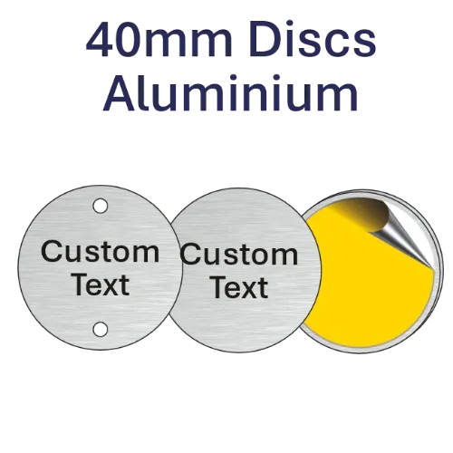 Picture of 40mm dia. Aluminum Discs