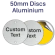Picture of 50mm dia. Aluminum Discs