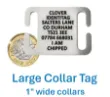 Picture of Stainless Steel Collar ID Tags