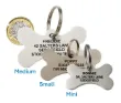 Picture of Bone Stainless Steel Pet ID Tags