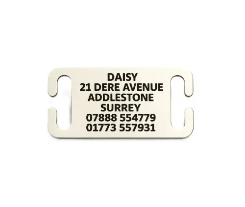 Picture of Stainless Steel Collar Dog ID Tag (Small)