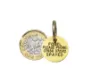 Picture of Ultra Mini Round Brass Pet Tag