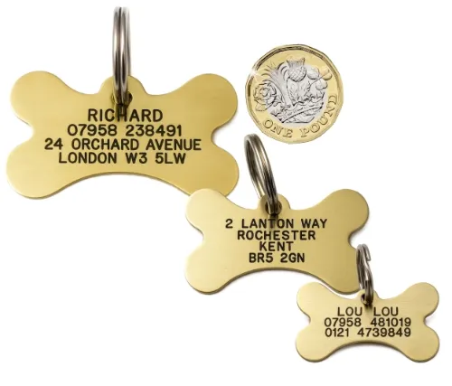 dog tags uk identification tags  bone