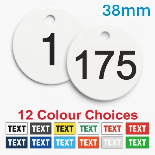 Picture of 1-175 Traffolite, plastic valve tags 38mm