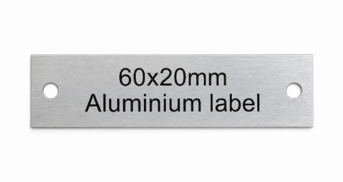 Picture of Aluminium Labels 60x20mm