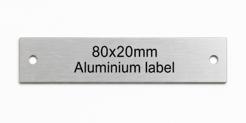 Picture of Aluminium Labels 80x20mm